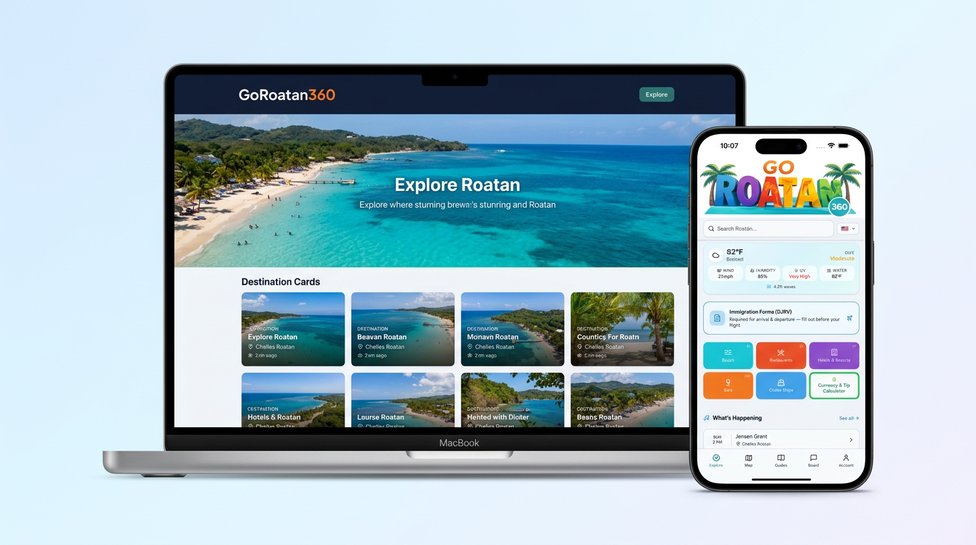 GoRoatan360 web companion preview